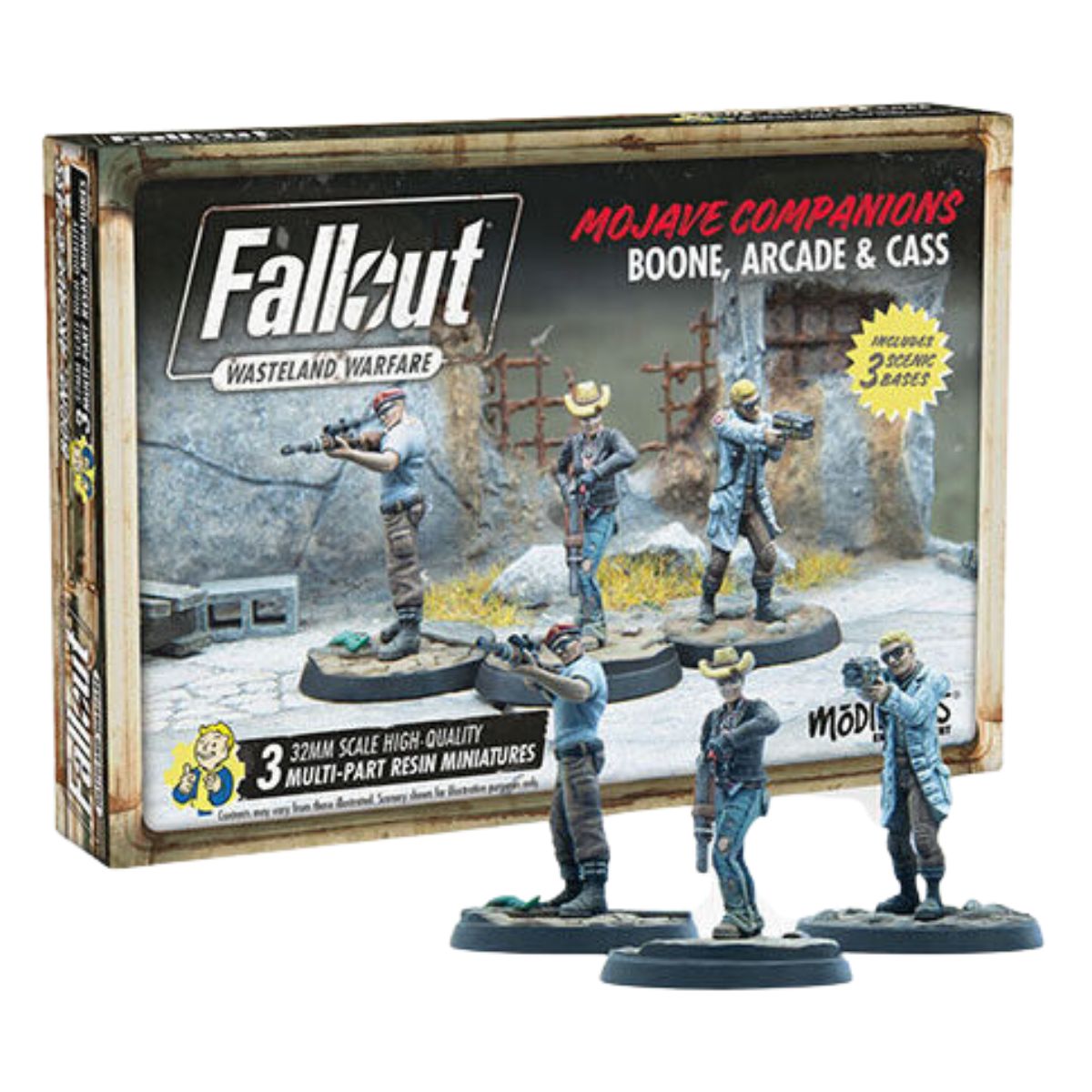 Fallout Wasteland Warfare Boone Arcade and Cass