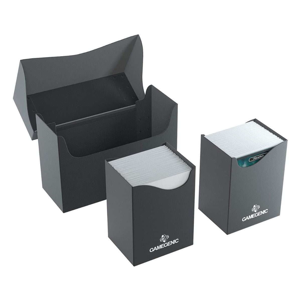 Gamegenic Double Deck Holder 160+ Black Deck Box