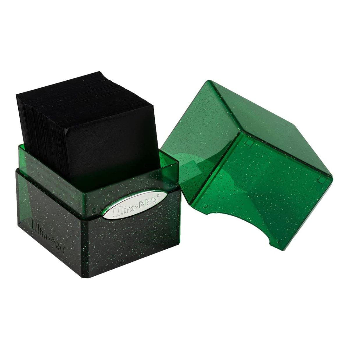 ULTRA PRO Deck Box Satin Tower Glitter - Green
