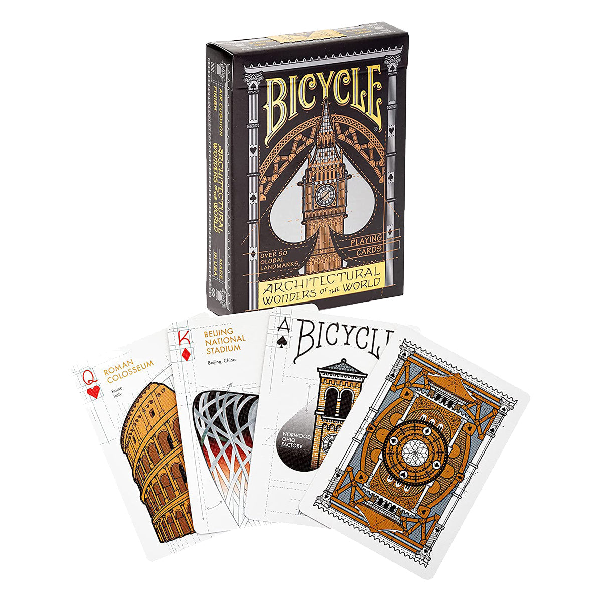 Bicycle Playing Cards Architectural Deck (Random select)