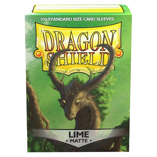 Dragon Shield Standard 100ct Lime MATTE 63x88mm Sleeves
