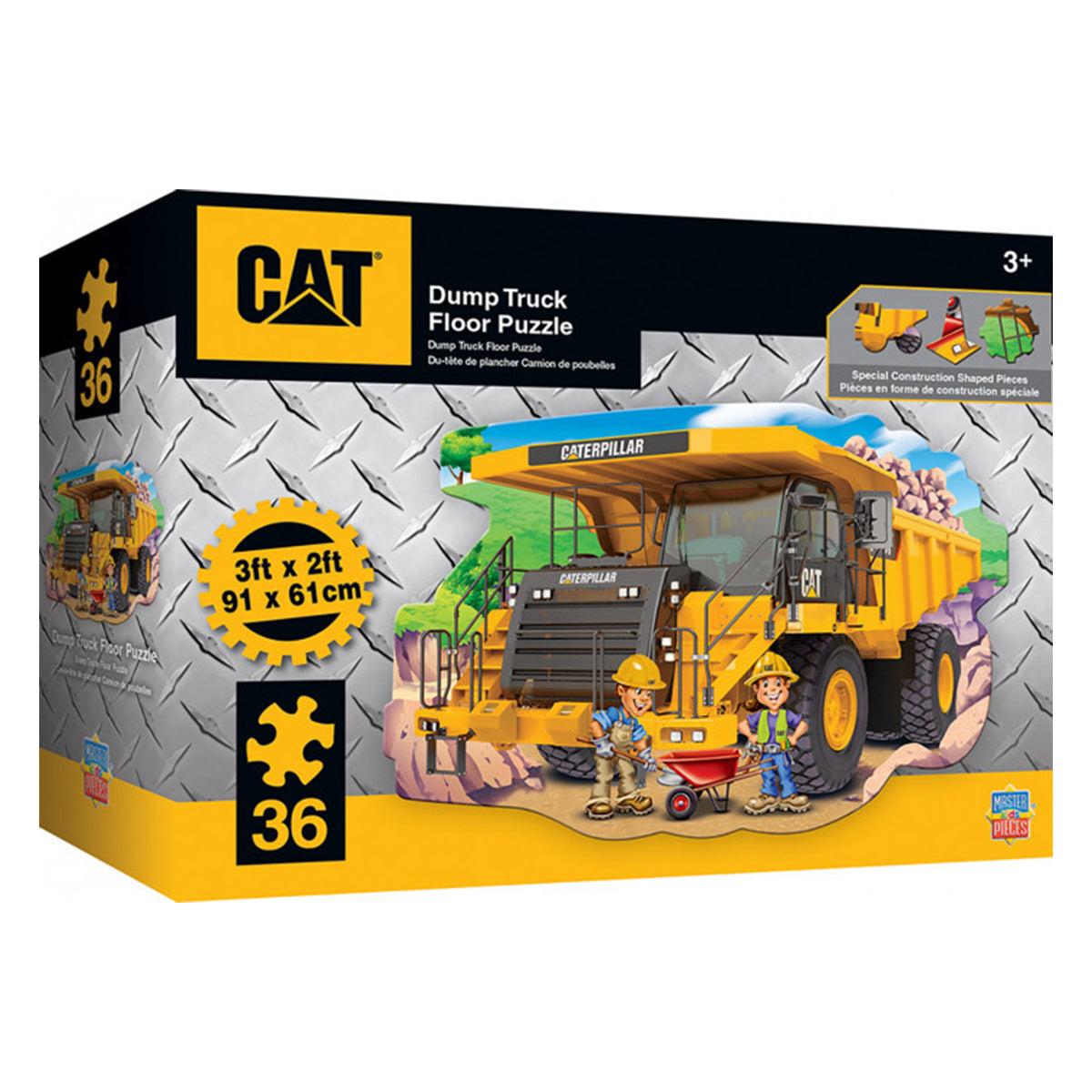 Masterpieces Puzzle Floor CAT Caterpillar Puzzle 36pc