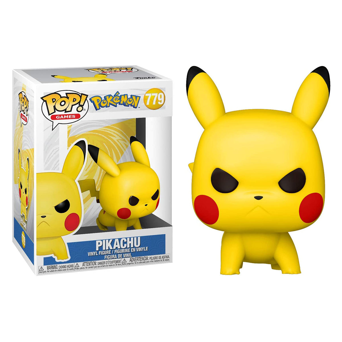 Pokemon Pikachu Angry Crouching Pop Vinyl RS
