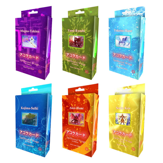 Akora TCG Spellbound Wings Theme Decks 1st Edition (Set of 6)