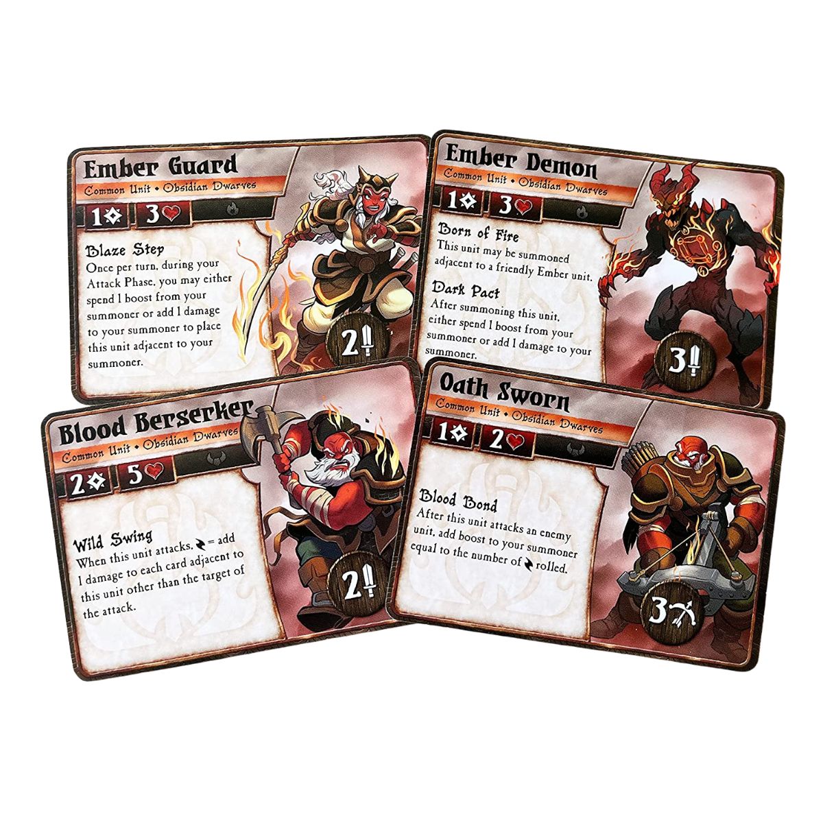Summoner Wars 2nd Edition Obsidian Dwarves Faction Deck