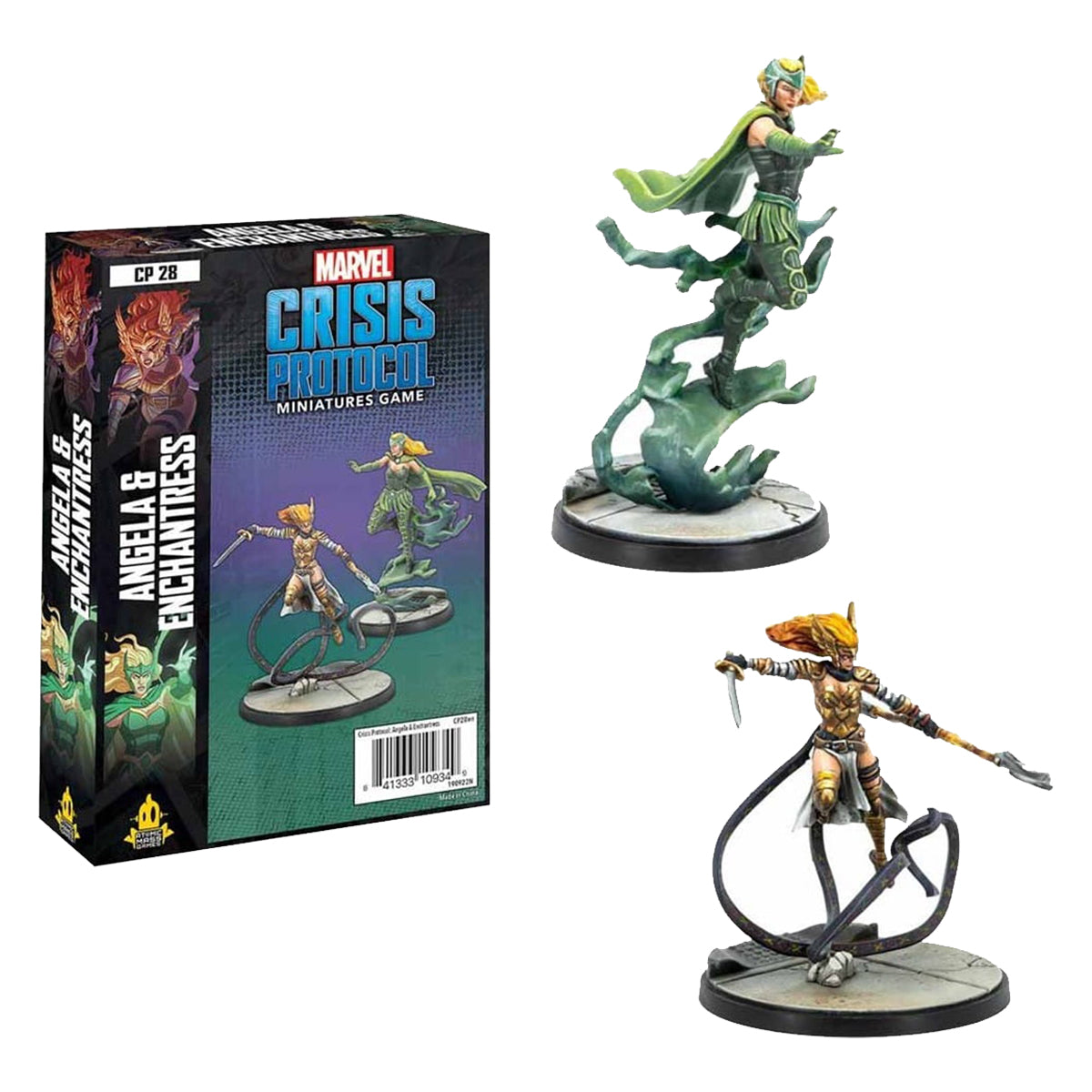 Marvel Crisis Protocol Miniatures Game Angela & Enchantress
