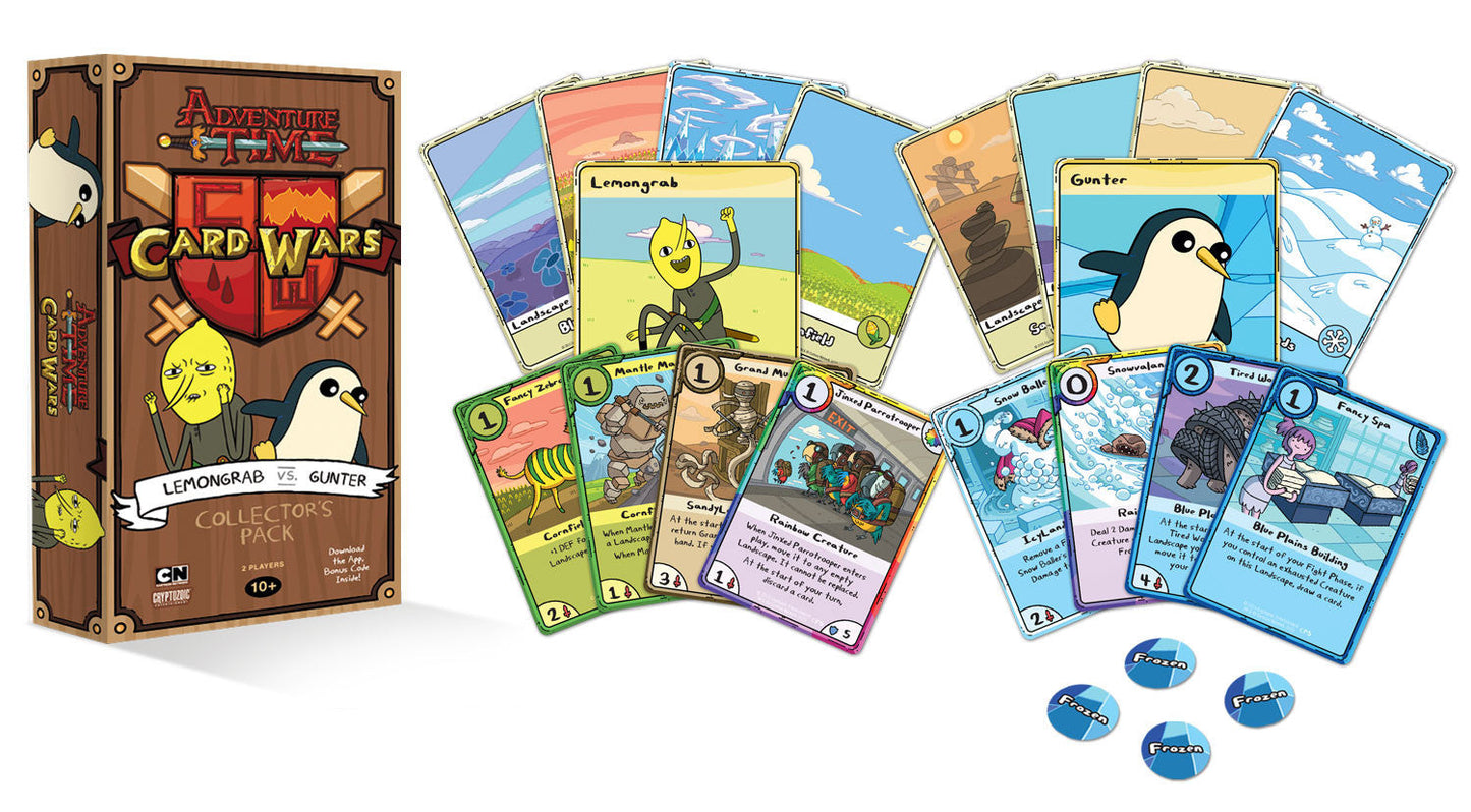 Adventure Time Card Wars Lemongrab Vs Gunter