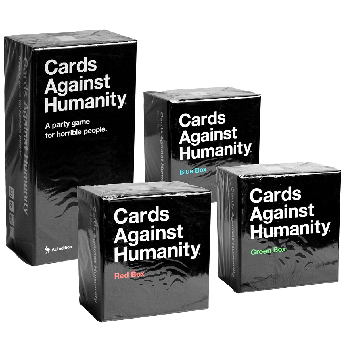 Cards Against Humanity AU Version 2.0 + Expansions (Set of 4)