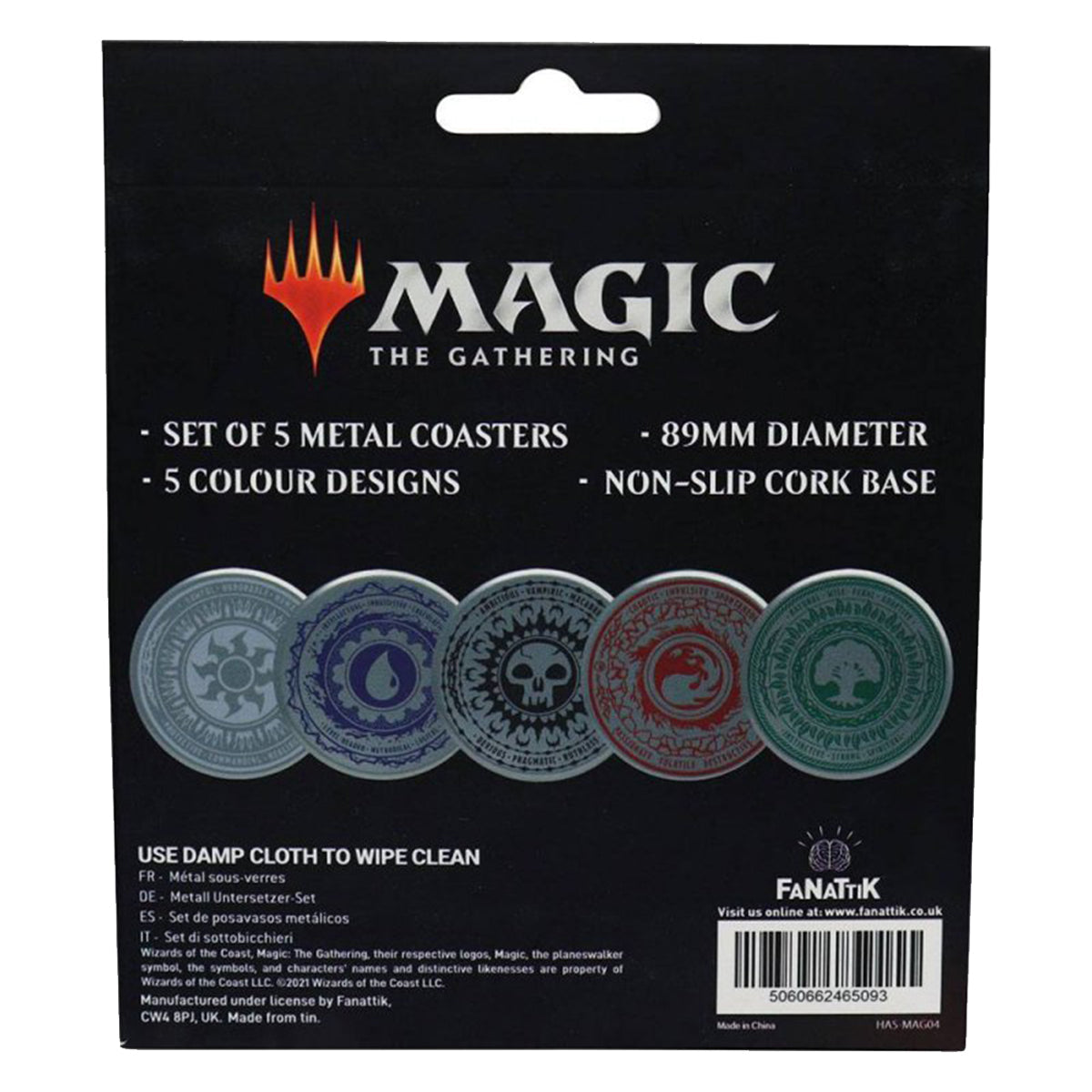 Magic the Gathering Set of 5 Coasters