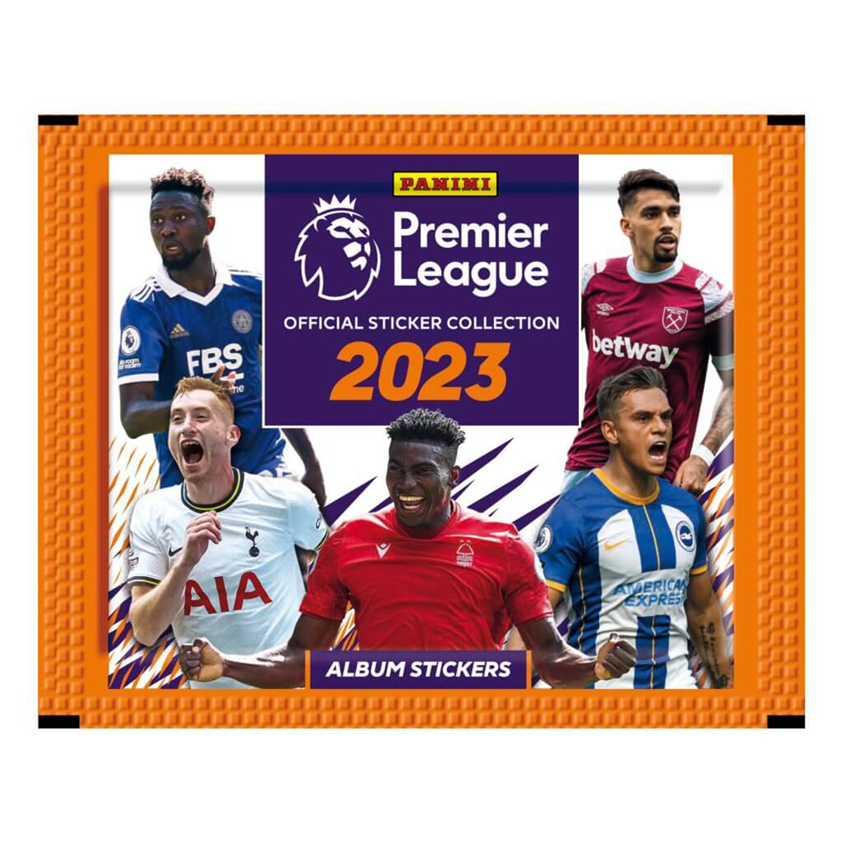 PANINI 2023 Premier League – Stickers Collection Packets (Display of 50)