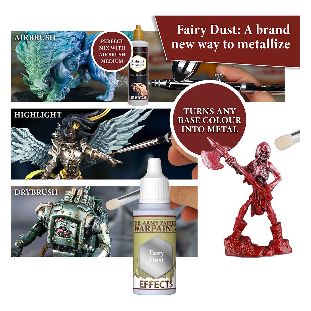Army Painter Paint Set - Warpaints Metallic Colours Paint Set