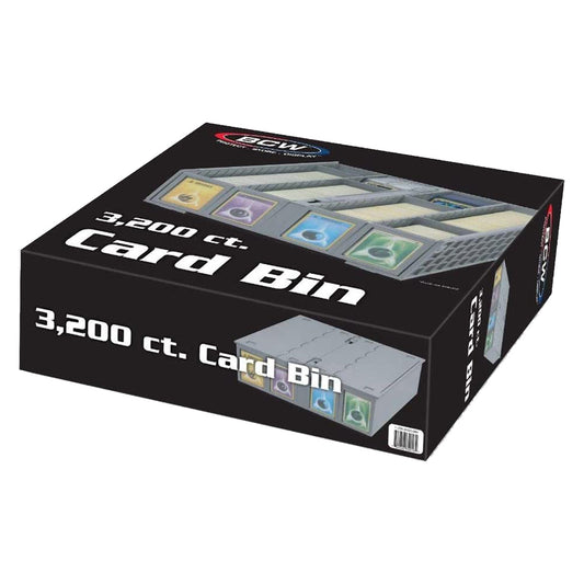 BCW Collectible Card Bin Gray