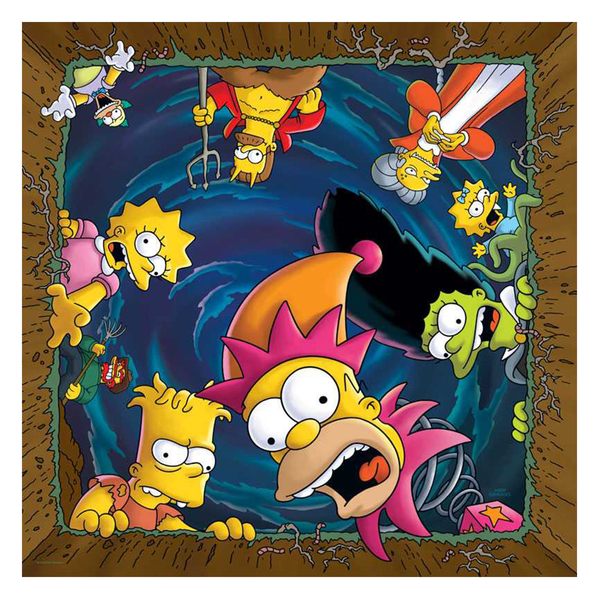 The Simpsons Tree House of Horrors Happy Haunting 1000pc Puzzle