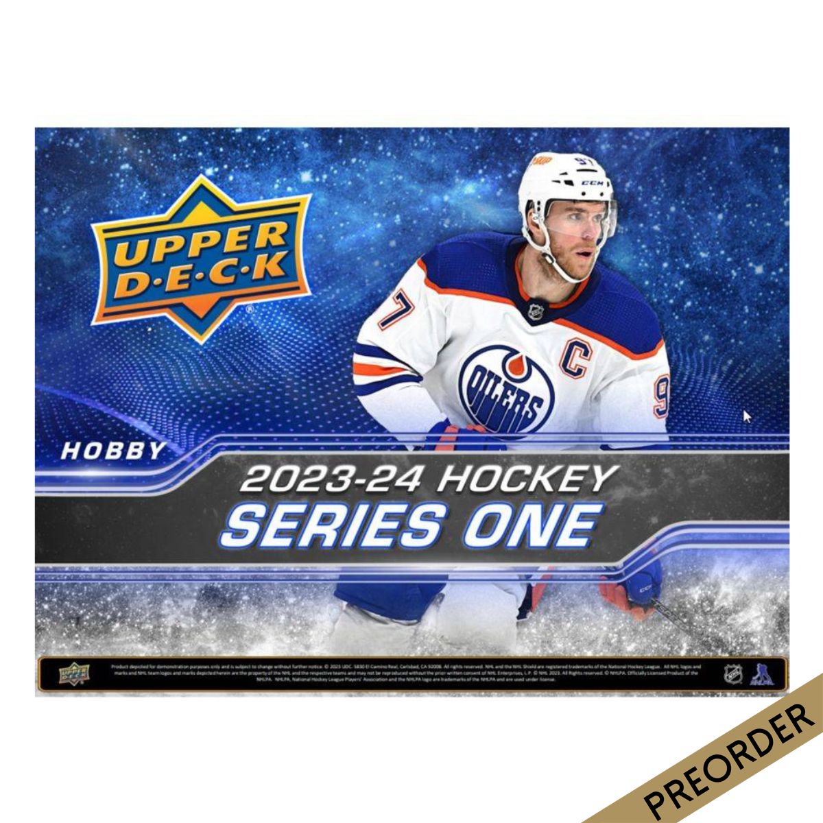 NHL - 2023/24 Upper Deck Hockey Series 1 Hobby Trading Cards (Display of 12)