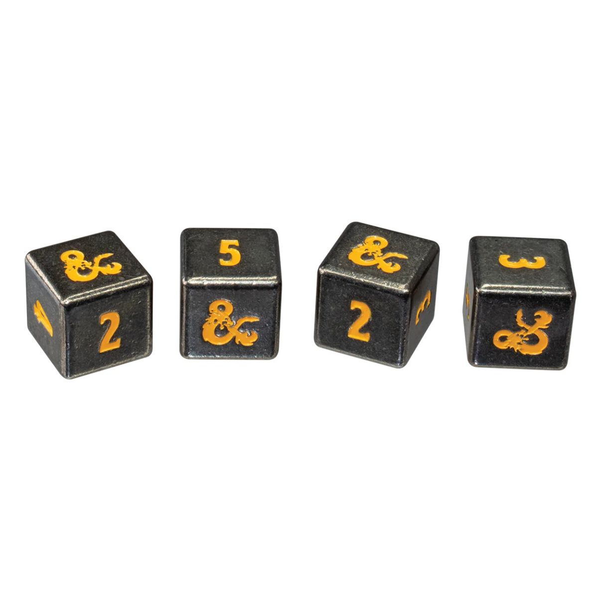 D&D Heavy Metal D6 Realmspace Deluxe Dice Set 4ct