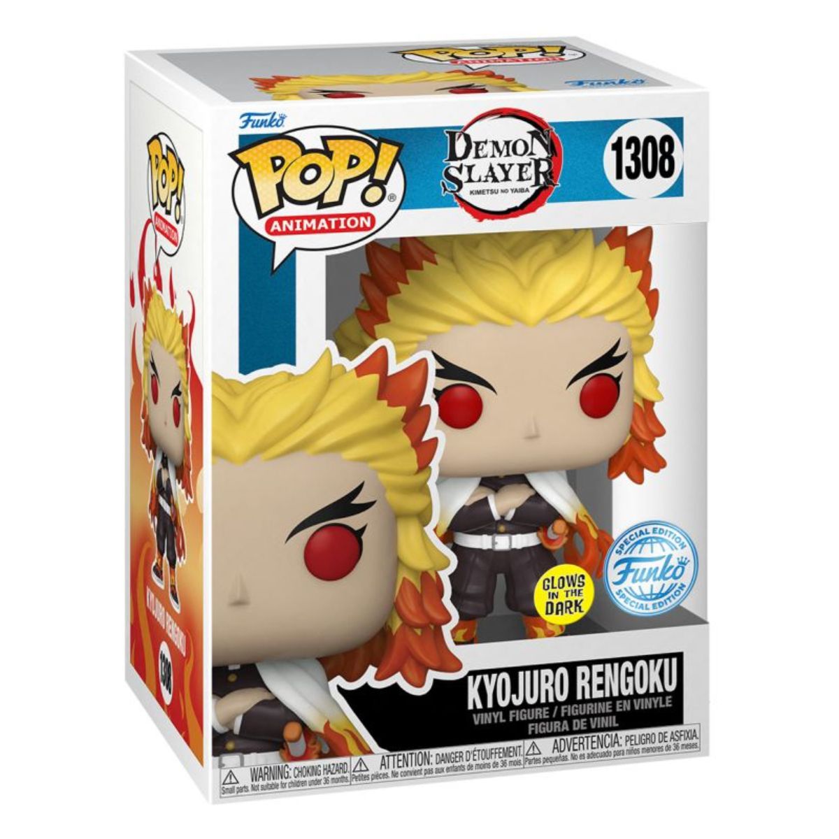 Demon Slayer - Rengoku Glow Pop! Vinyl