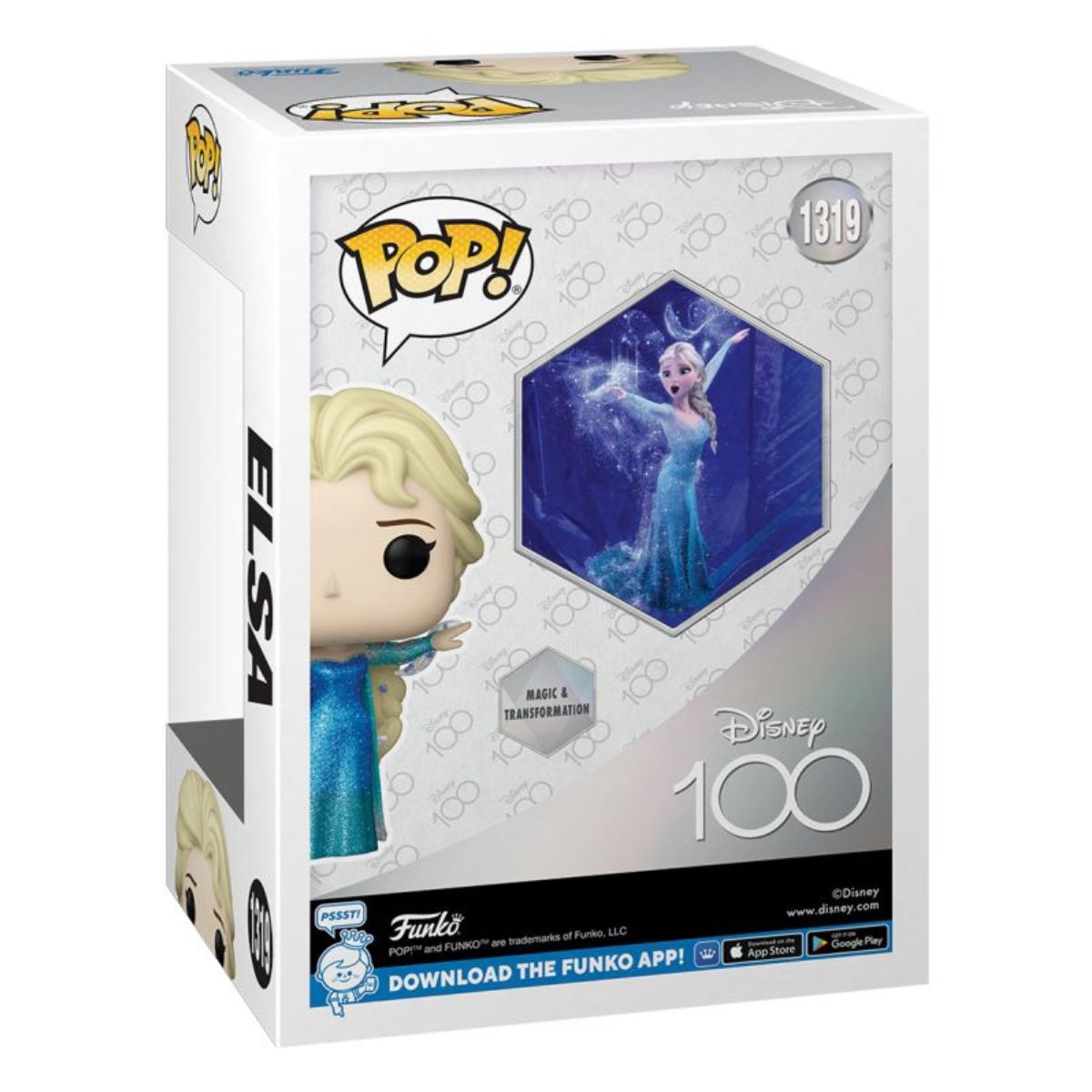 Disney 100th - Elsa Diamond Glitter Pop! Vinyl