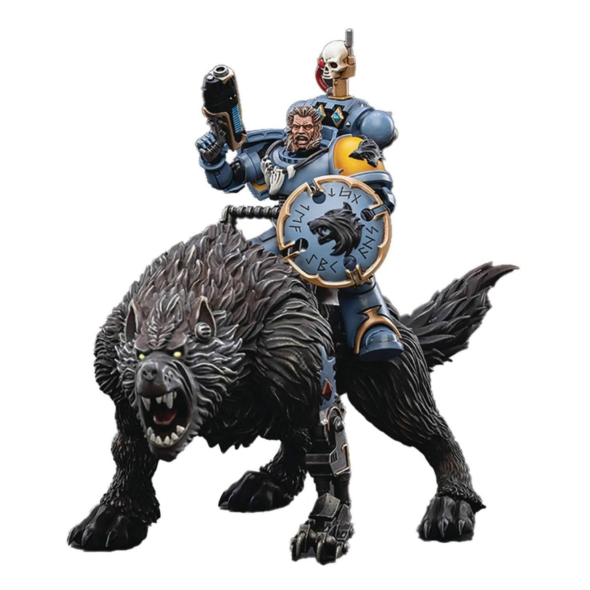Warhammer Collectibles: 1/18 Scale Space Wolves Thunderwolf Cavalry Frode