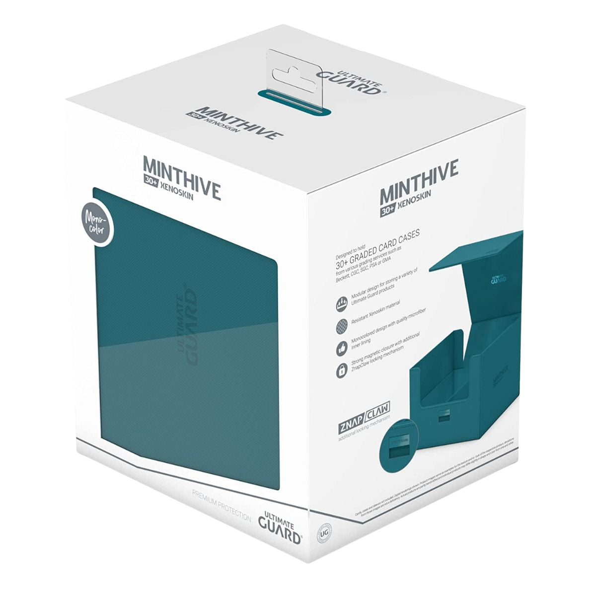 Ultimate Guard Minthive 30+ XenoSkin Petrol Blue Deck Box