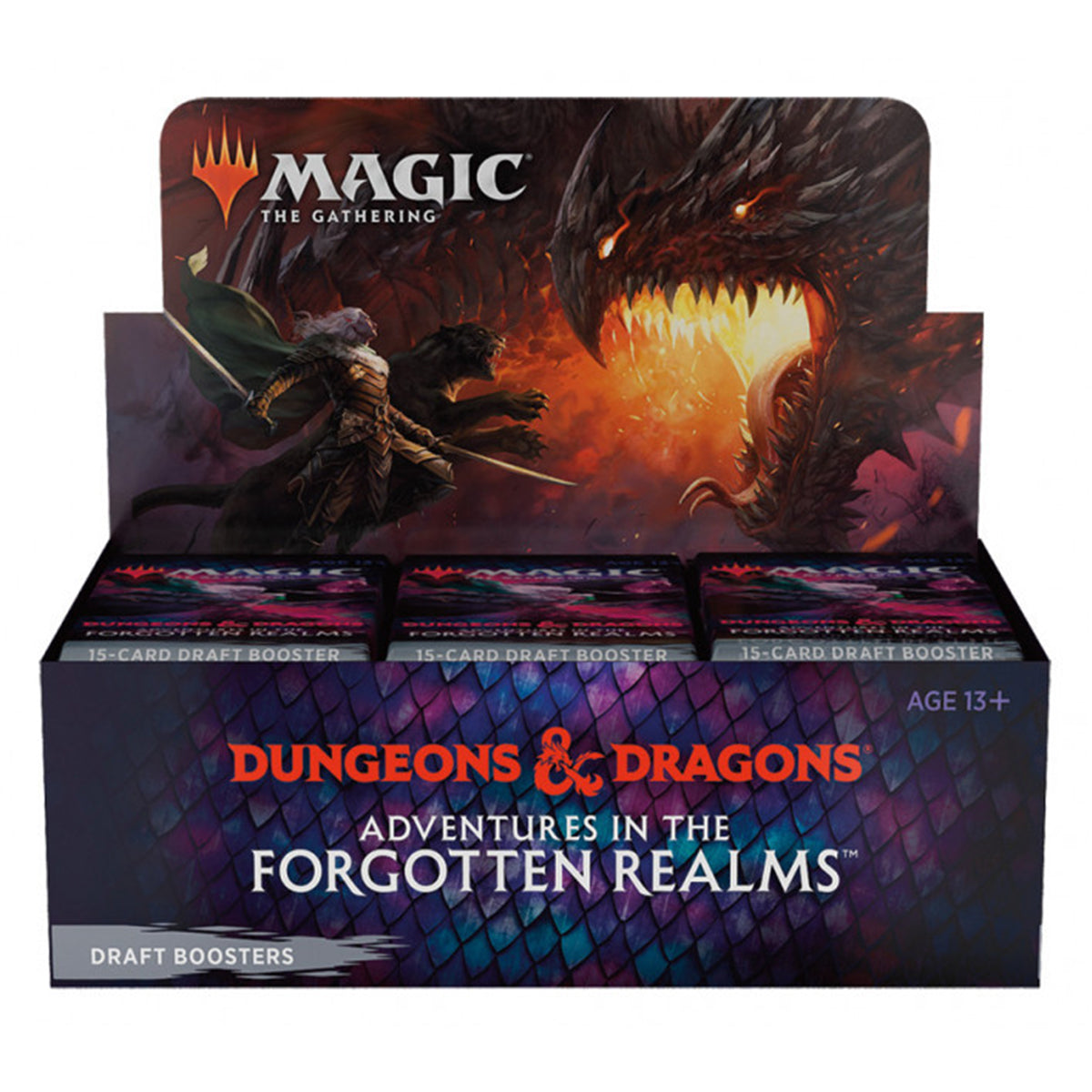 Magic Dungeons & Dragons Adventures in the Forgotten Realms Draft Booster Box MTG D&D