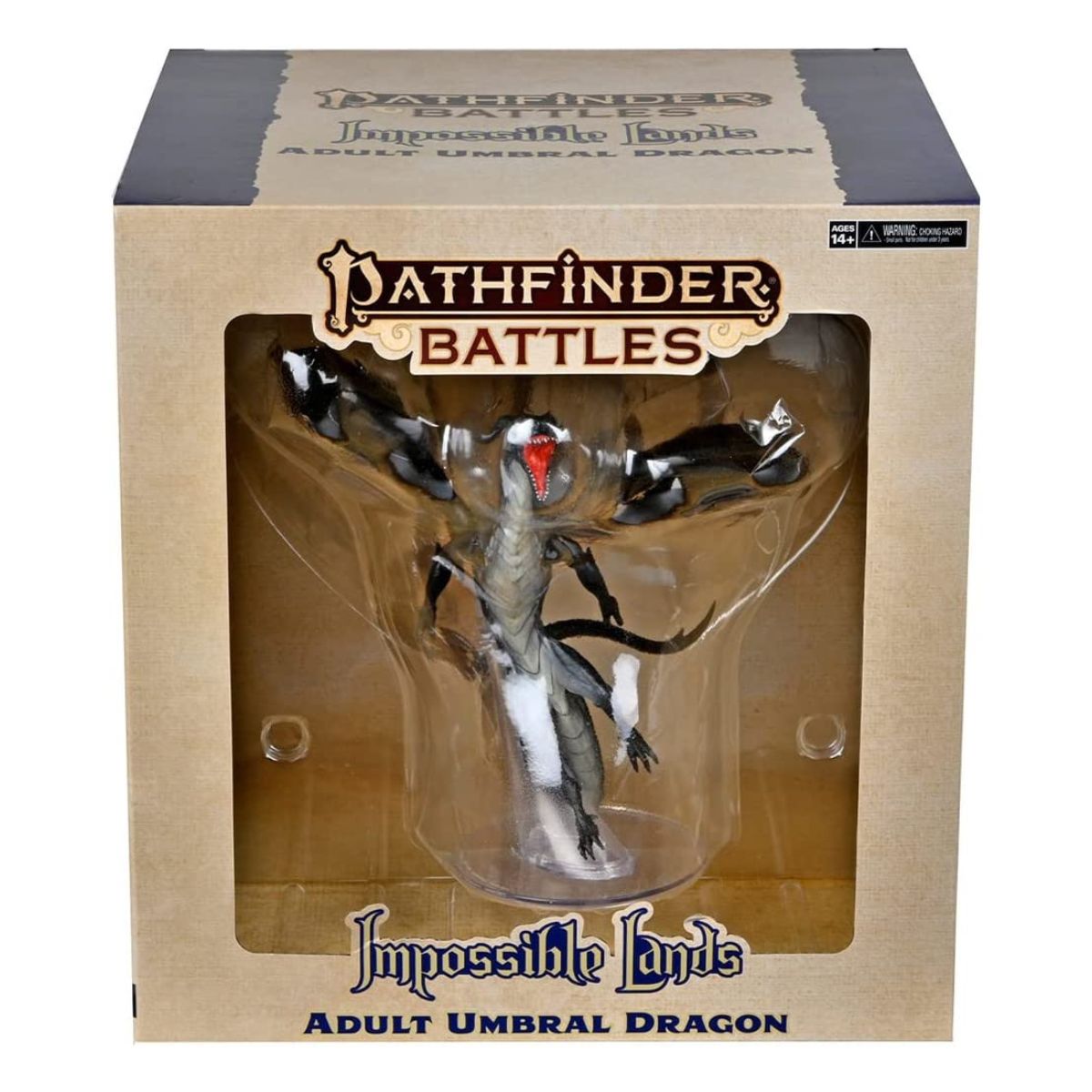 Pathfinder Battles Impossible Lands Adult Umbral Dragon Boxed Figure