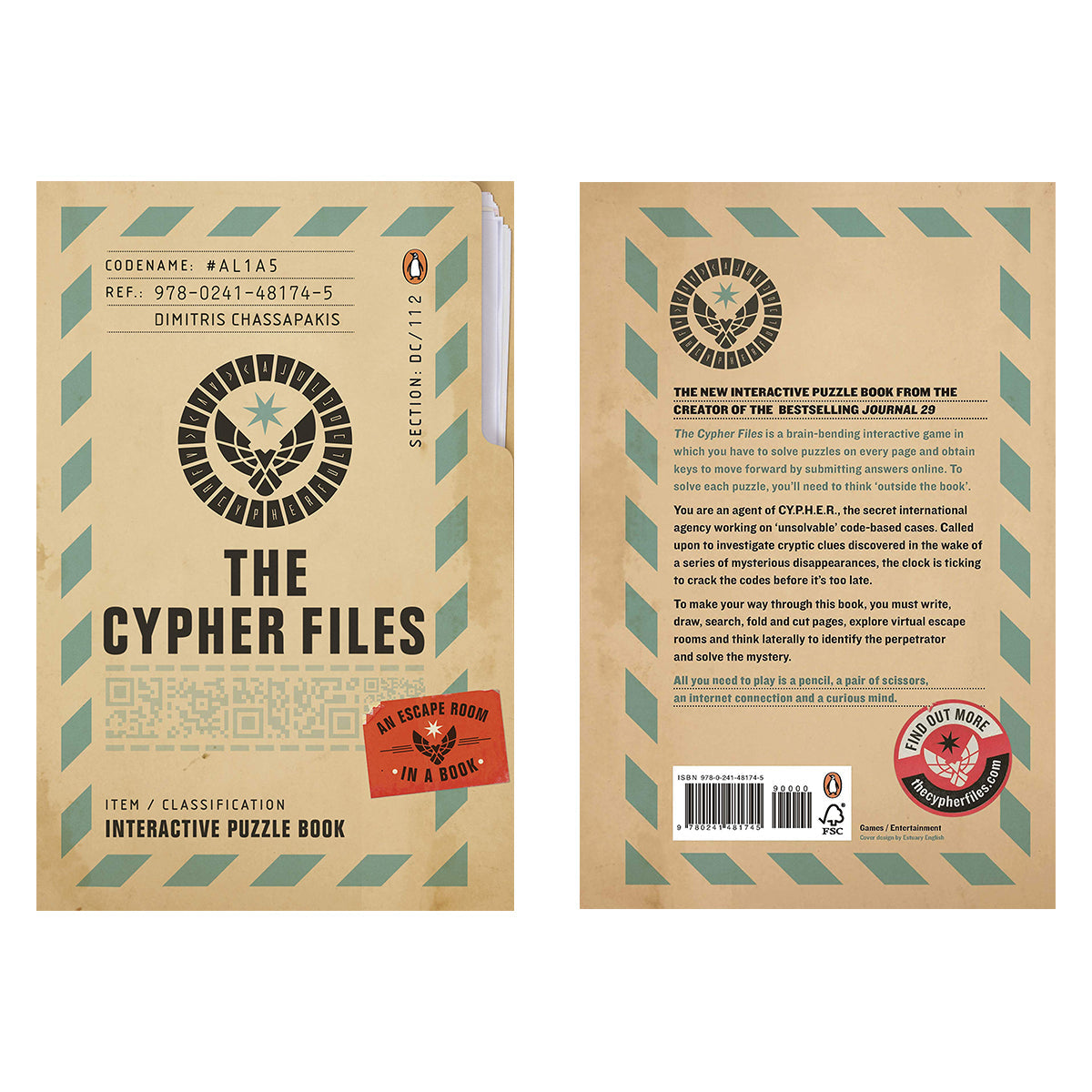 The Cypher Files: An Escape Room in a Book!