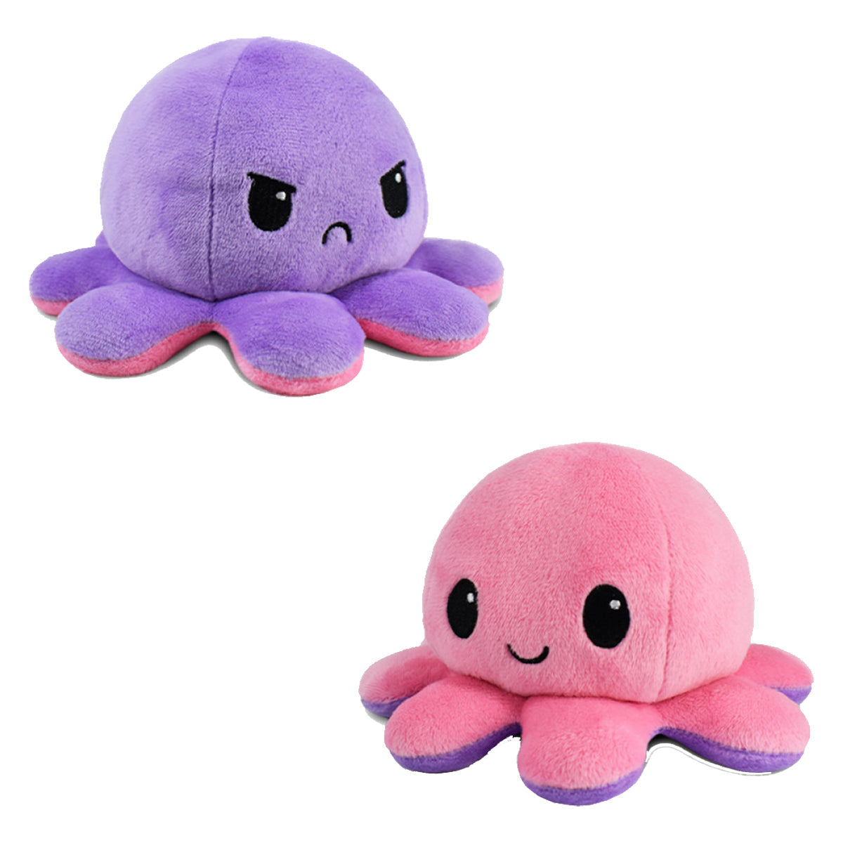Reversible Plushie Octopus Light Pink/Light Purple