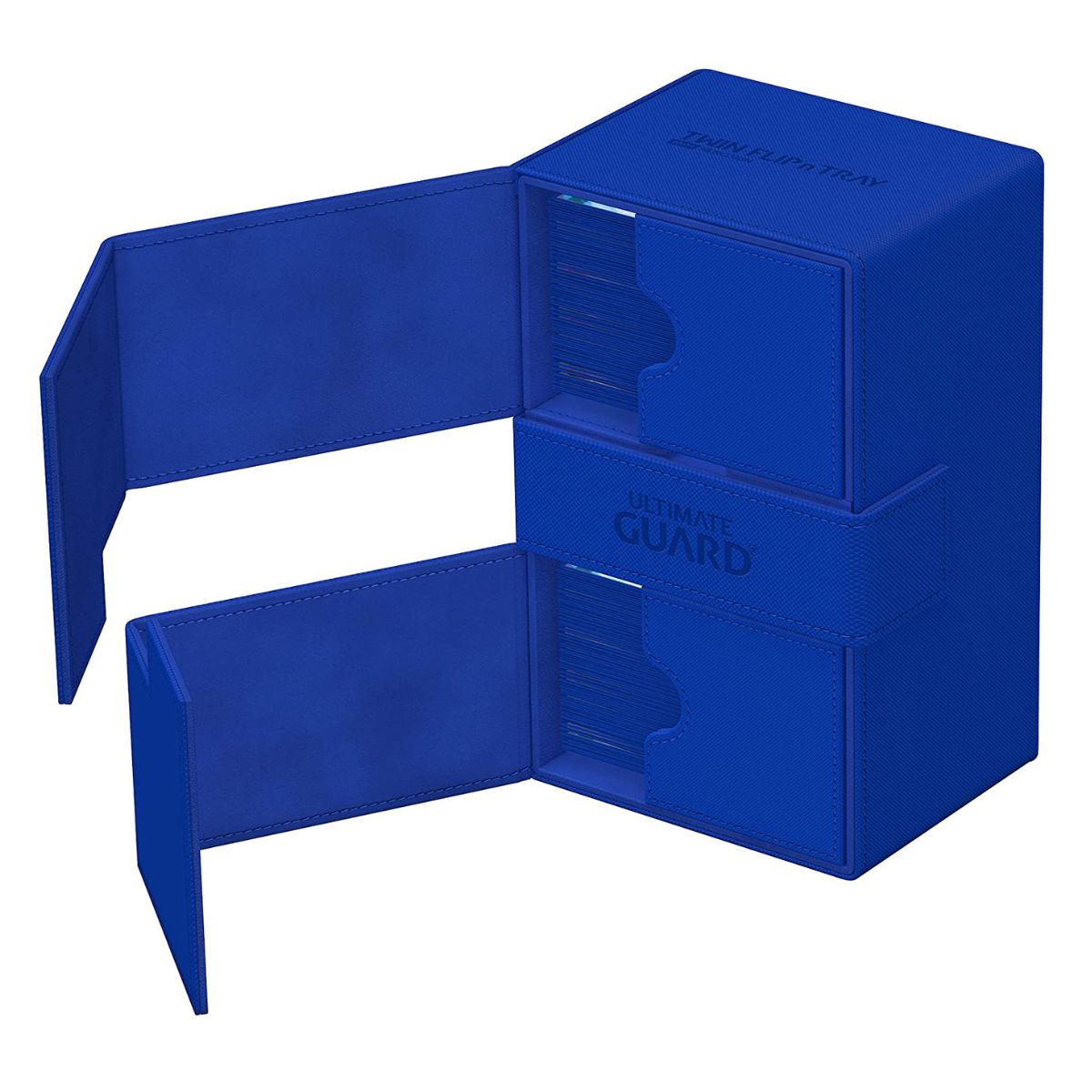 Ultimate Guard Flip n Tray 160+ XenoSkin Monocolor Blue Deck Box
