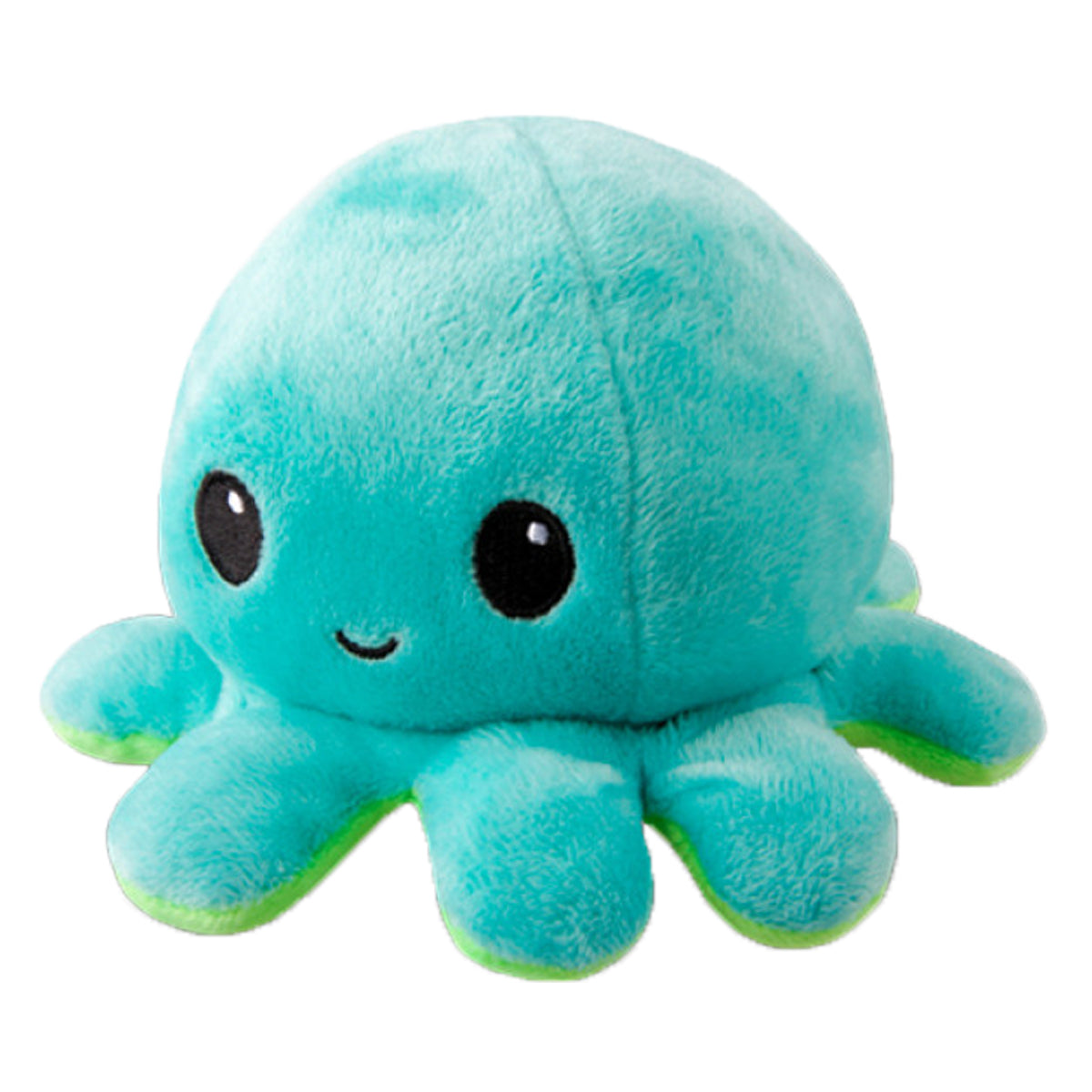 Reversible Plushie Octopus Green/Aqua
