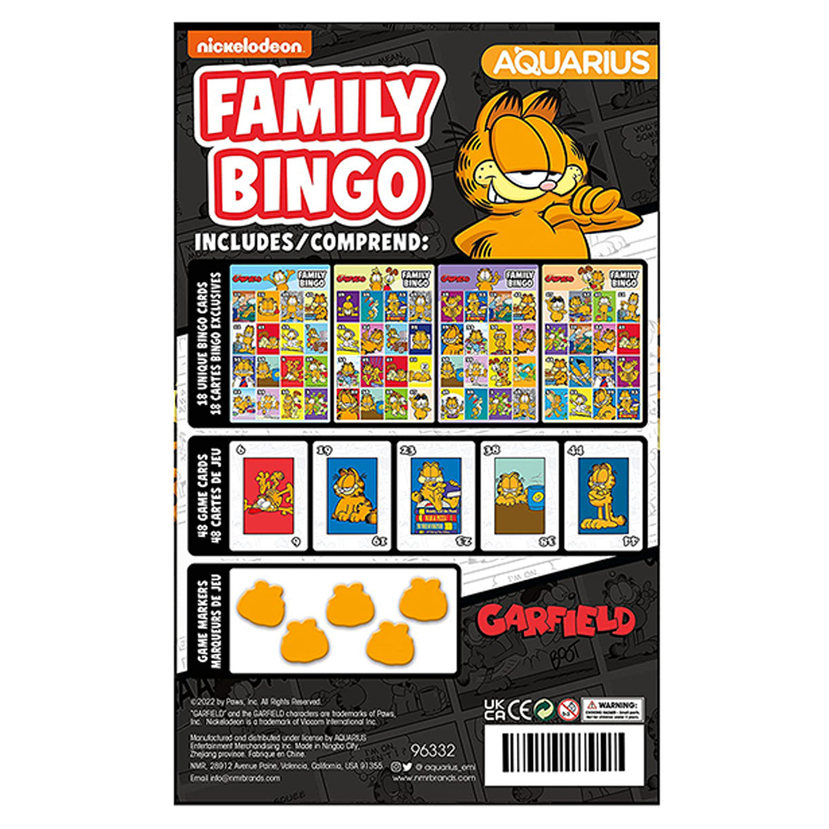 Family Bingo Garfield