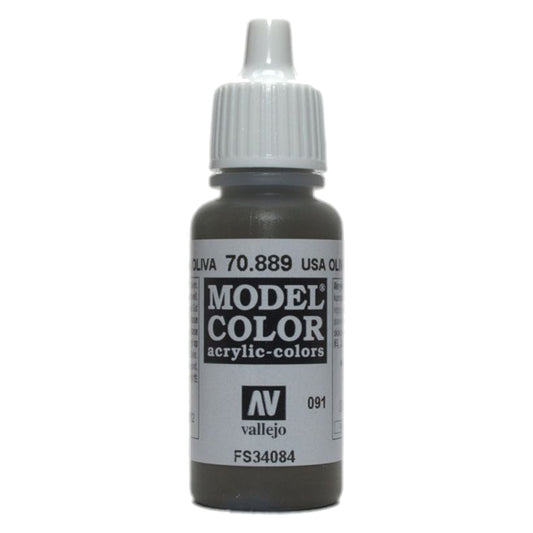 Vallejo Model Colour - USA Olive Drab 17 ml