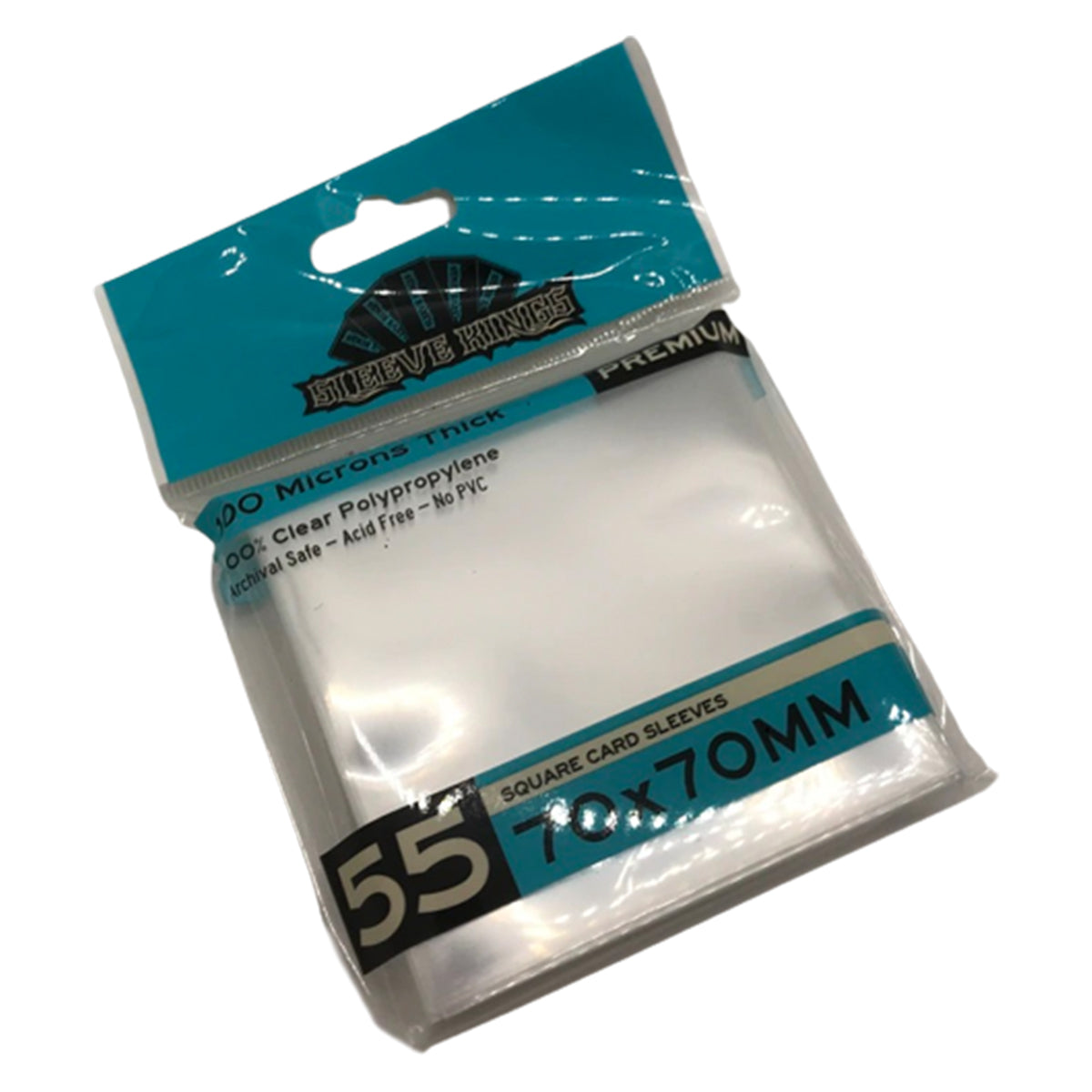 Sleeve Kings Board Game Sleeves Square 70mm x 70mm 55pc