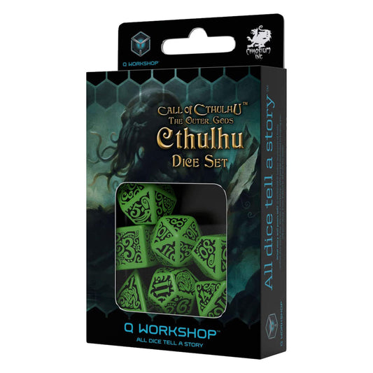 Q Workshop Call of Cthulhu The Outer Gods Cthulhu Dice Set 7