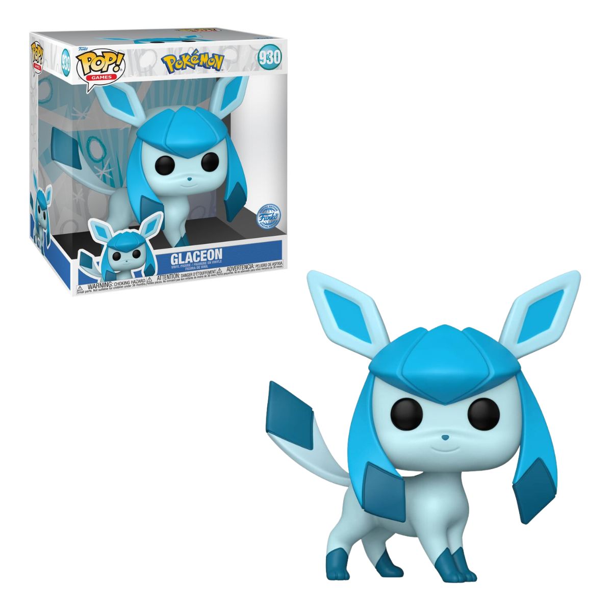 Pokemon - Glaceon 10" Pop! Vinyl