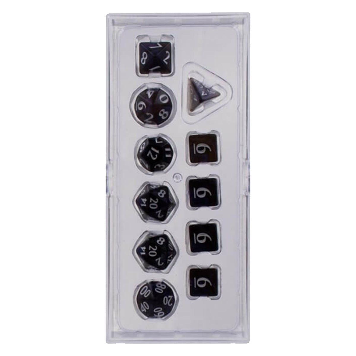 ULTRA PRO Eclipse 11 Dice Set Jet Black