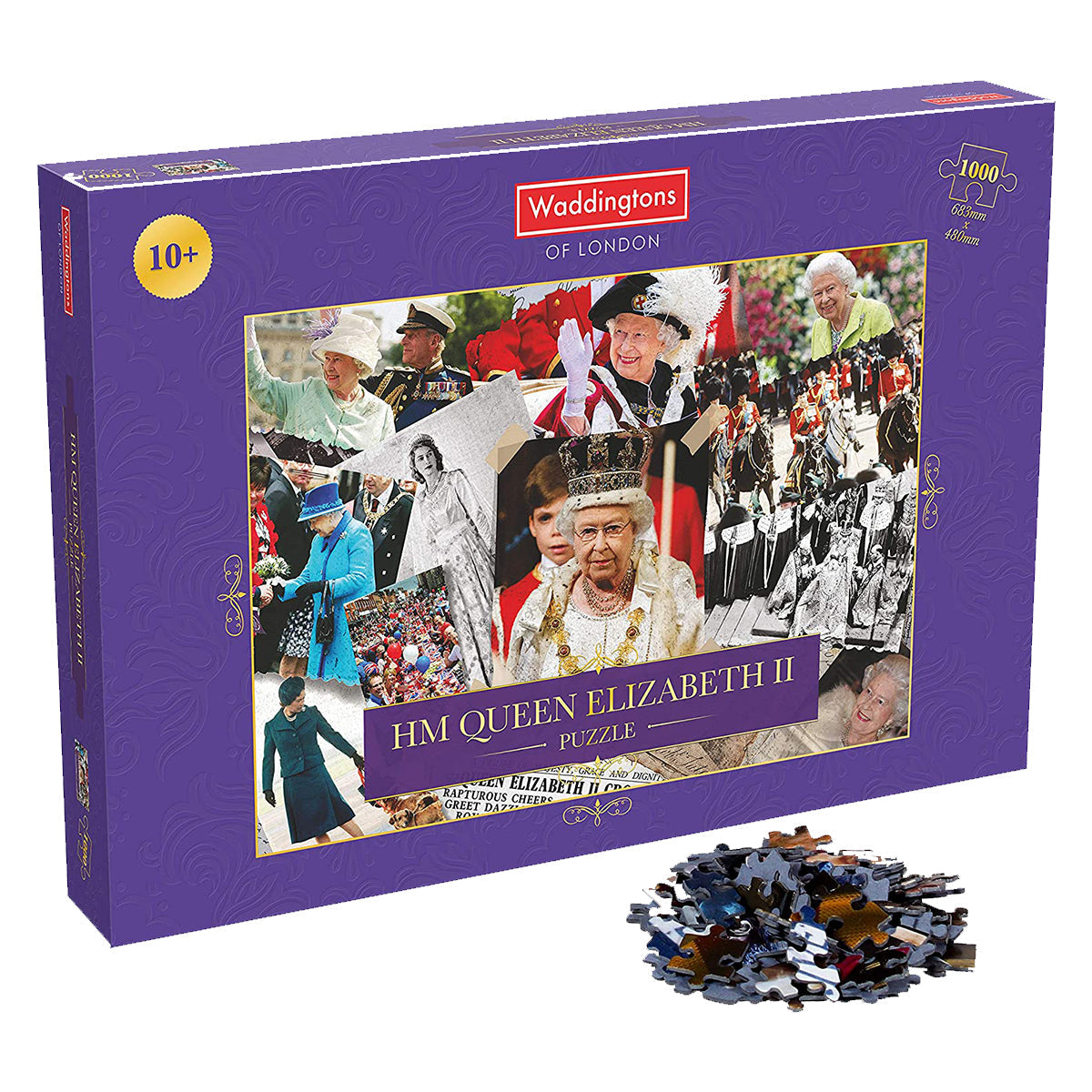 HM Queen Elizabeth II Montage 1000 Piece Puzzle