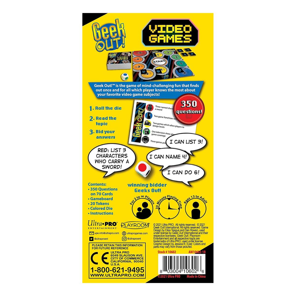 Geek Out Video Game Edition