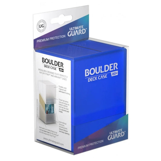 Ultimate Guard Boulder Deck Case 80+ Standard Size Sapphire Deck Box