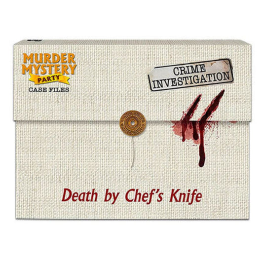 Murder Mystery Party Case Files: Death by Chef's Knife