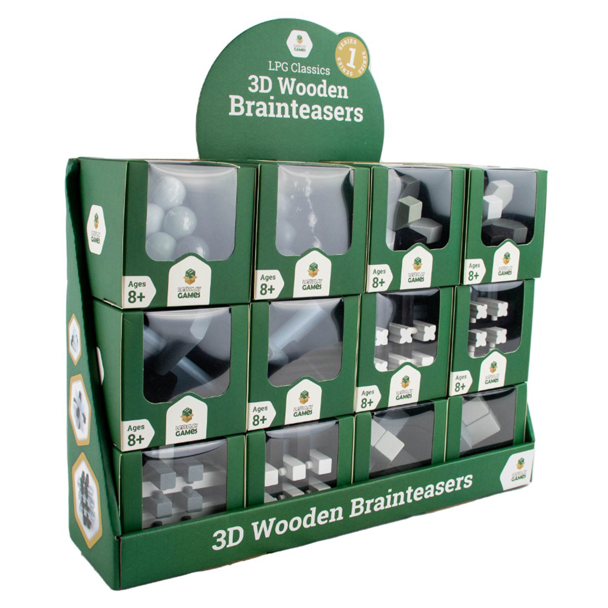 LPG 3D Wooden Brainteaser: Series 1 (Random select)