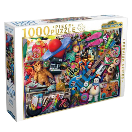 Harlington 1980's Montage Puzzle 1000pc