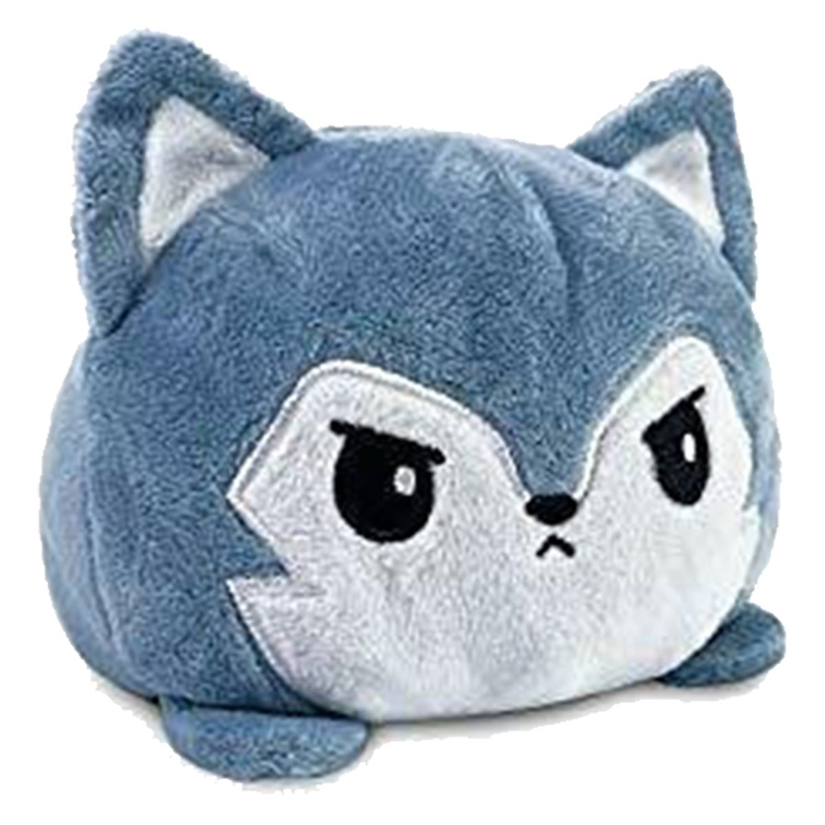 Reversible Plushie Wolf Gray/White