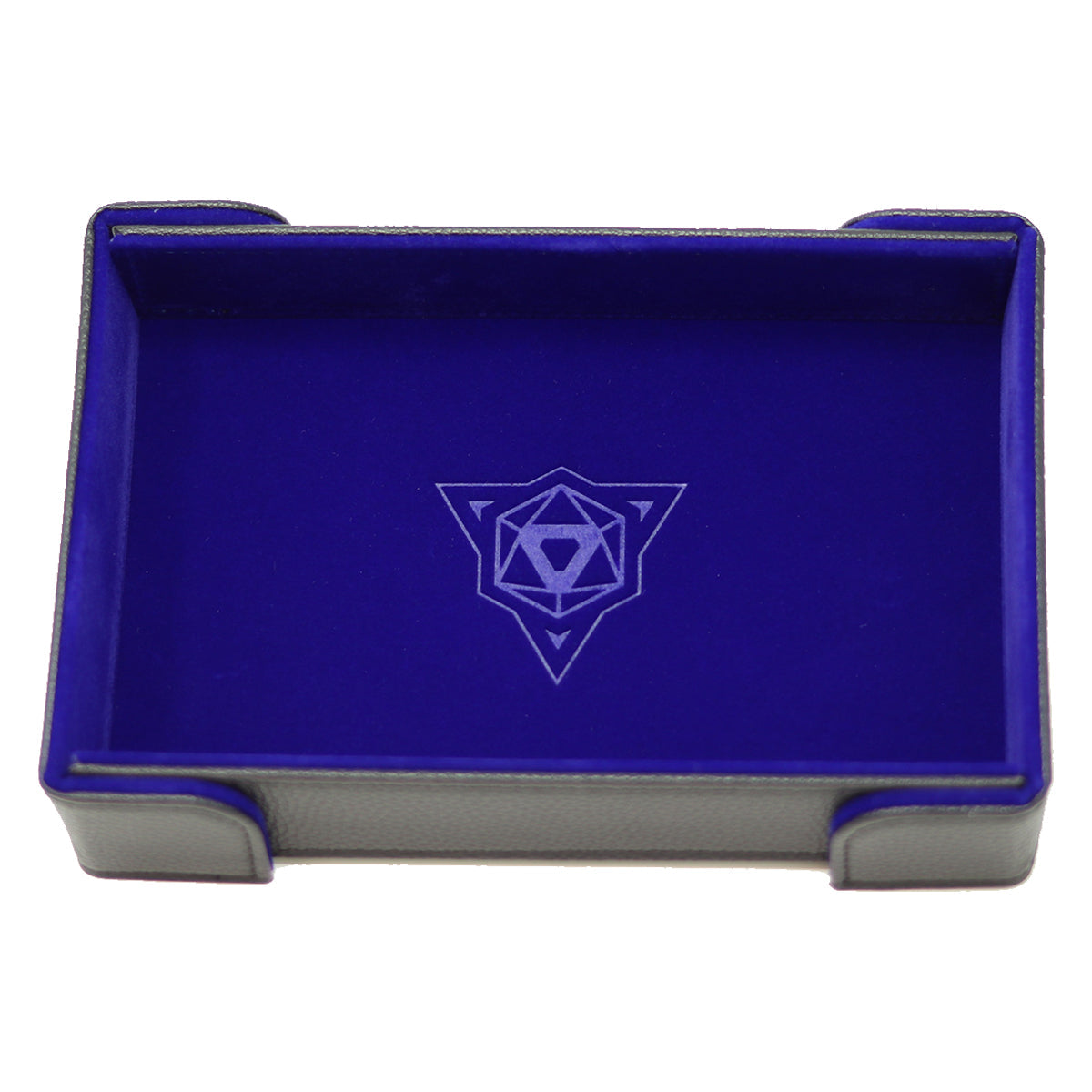 Die Hard Dice Folding Rectangle Tray Blue Velvet