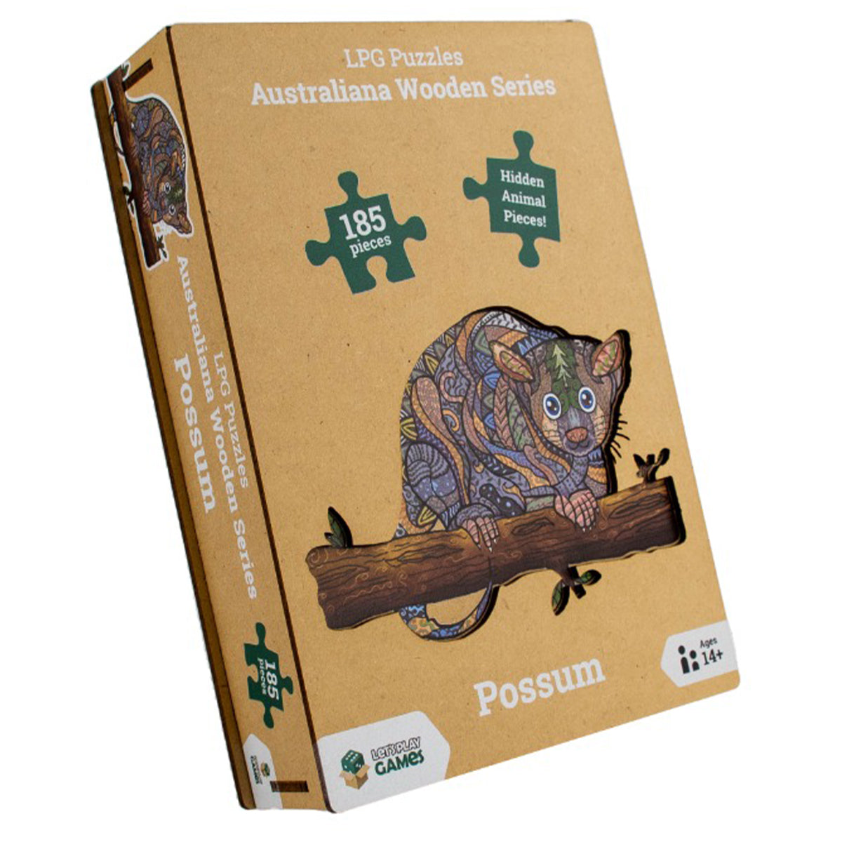LPG Wooden Puzzle Australiana Series 01 - Possum