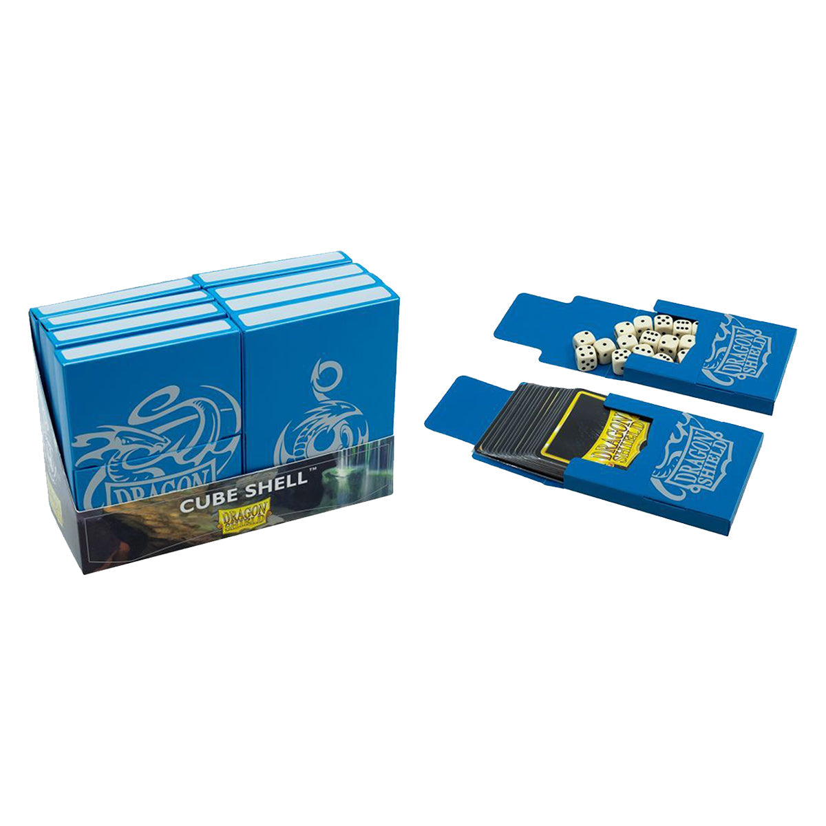 Deck Box Dragon Shield Cube Shell Blue