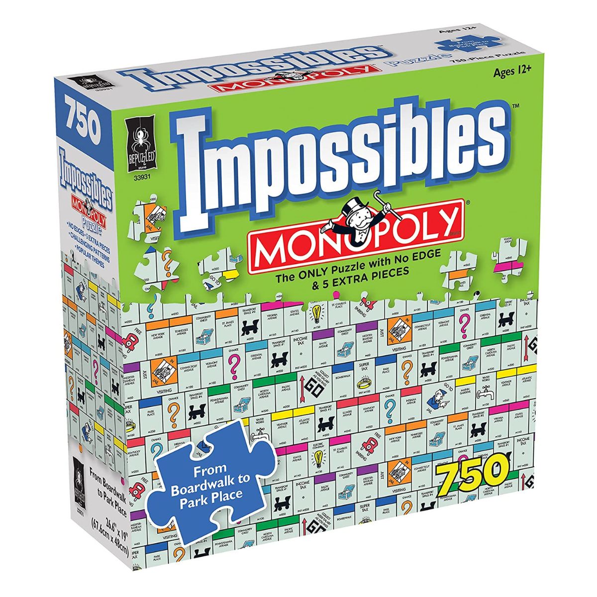 Impossibles Puzzles: Hasbro Monopoly 750pc