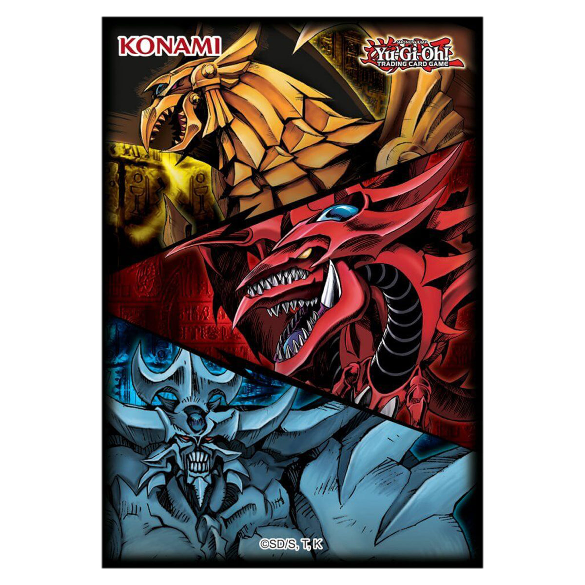 YuGiOh Slifer Obelisk & Ra Card Sleeves 50ct