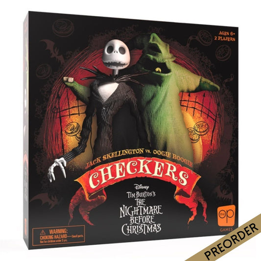 Checkers: Disney Tim Burton The Nightmare Before Christmas