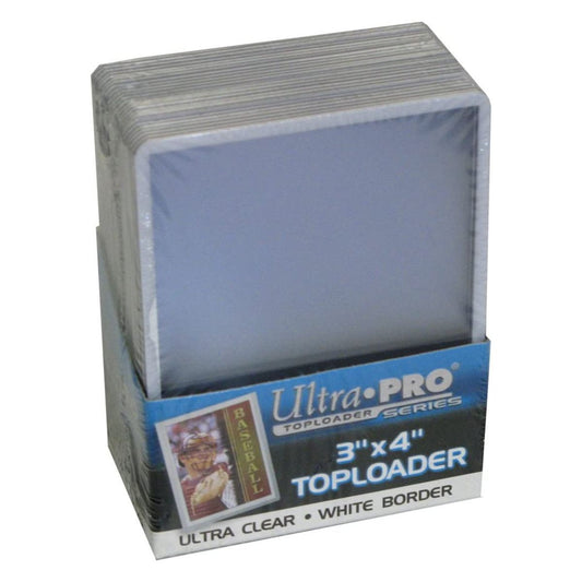 ULTRA PRO Top Loader 3" x 4" 35pt White Border