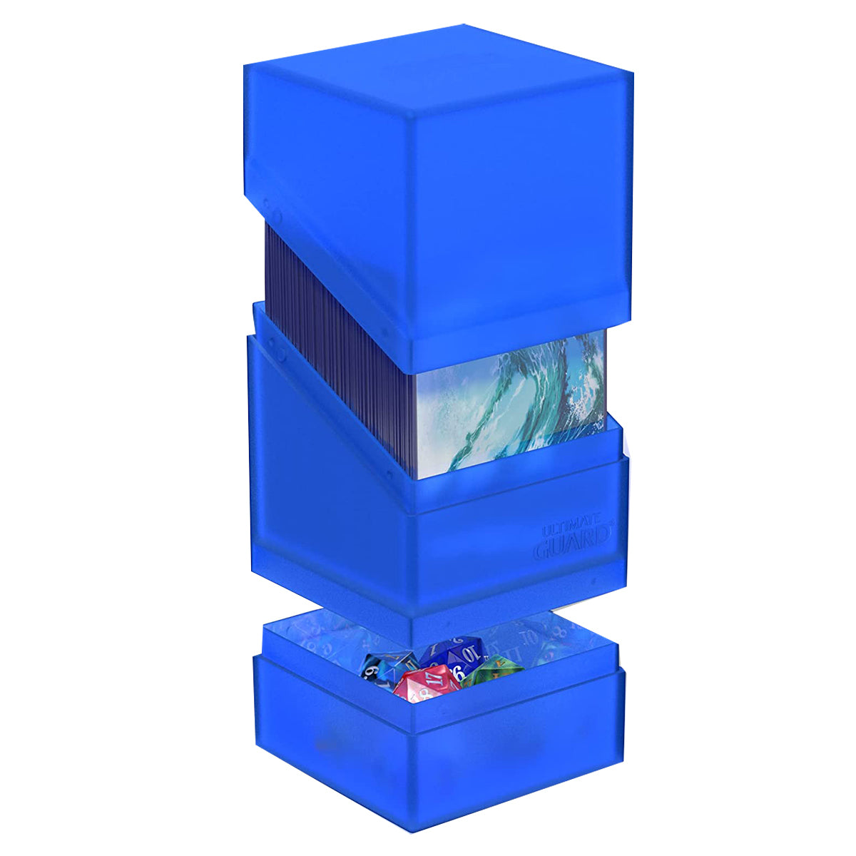 Ultimate Guard Boulder n Tray 100+ Sapphire Deck Box
